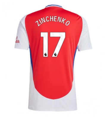 Arsenal Oleksandr Zinchenko #17 Primera Equipación 2024-25 Manga Corta